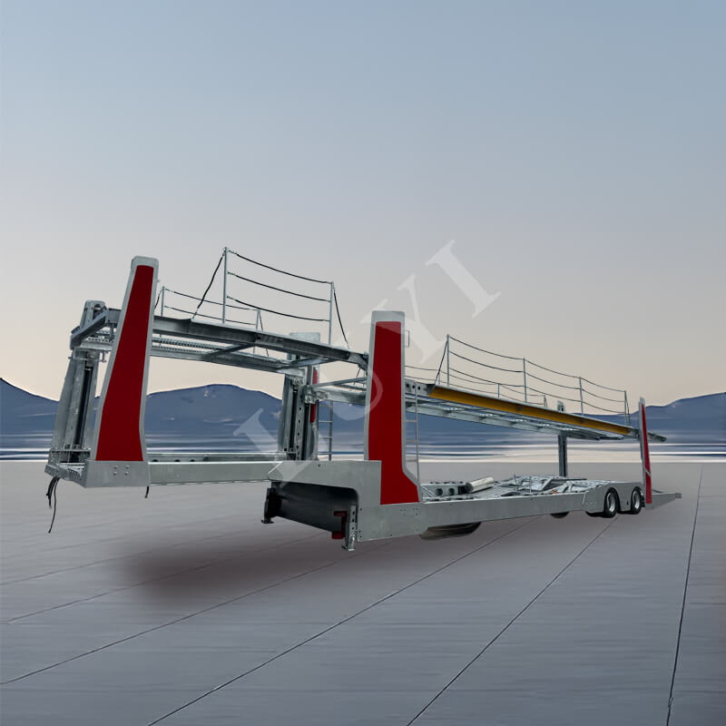 2-Achsen-Doppeldecker-Autotransporter mit 17 Metern Hubhöhe