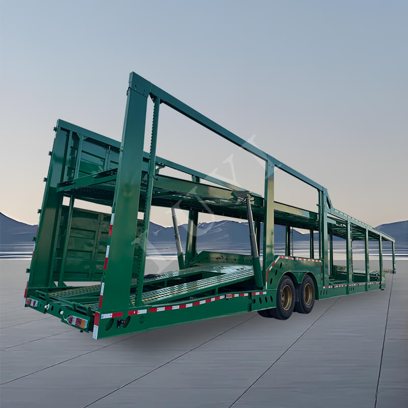 2-Achs-Fahrzeugtransportanhänger, Autotransport-Sattelauflieger