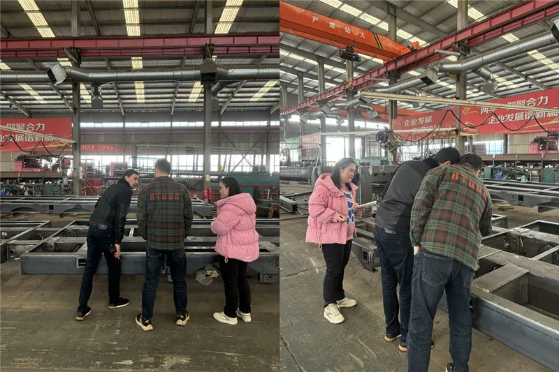 Unser Kunde kam zu unserem Shandong-Hauptquartier und hatte eine detaillierte Verhandlung mit dem professionellen Team von Angesicht zu Angesicht