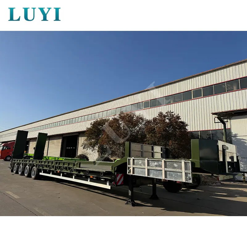 Hydraulische Rampen im Vergleich zu mechanischen Federrampen für LUYI AUTO-Tieflader-Sattelauflieger