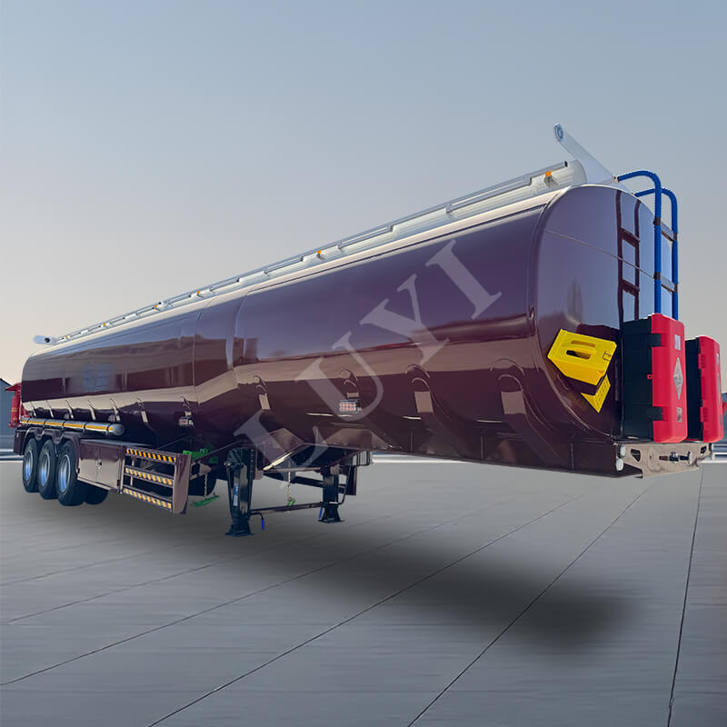 3-achsiger 0-Kubik-Öltank-Sattelauflieger aus Kohlenstoffstahl