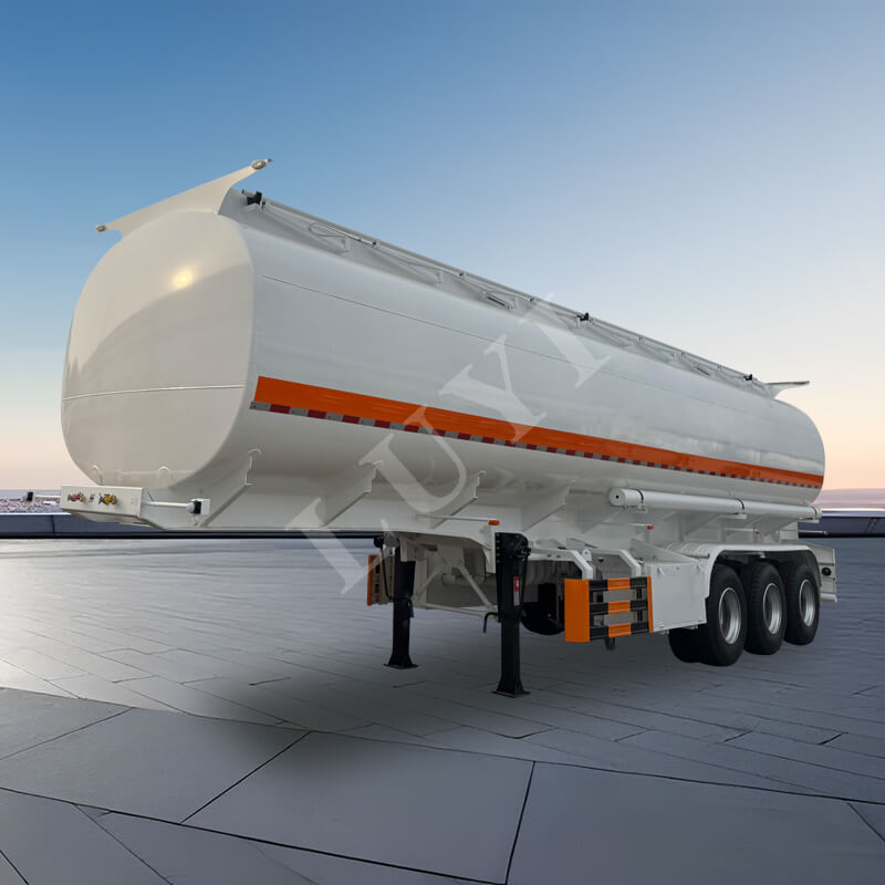 3-achsiger 40.000-Liter-Öltank-Sattelauflieger aus Kohlenstoffstahl