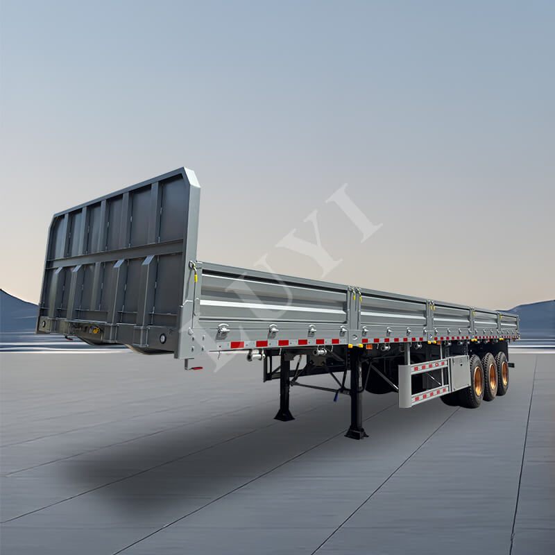 3-achsiger 60-Tonnen-Seitenwandrungen-Sattelauflieger 3-achsiger 60-Tonnen-Seitenwandrungen-Sattelauflieger