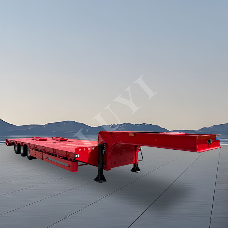 3-achsiger 80-Tonnen-Tieffahrgestell-Sattelauflieger