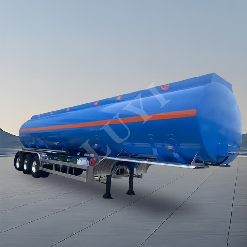 3-Achsen-Kohlenstoffstahl 40000 45000 Liter Öltankwagen