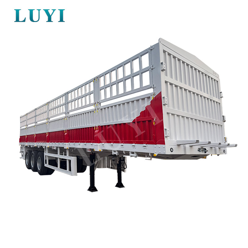 3-Achs-Zaun-Sattelauflieger für Massengut 60 Tonnen