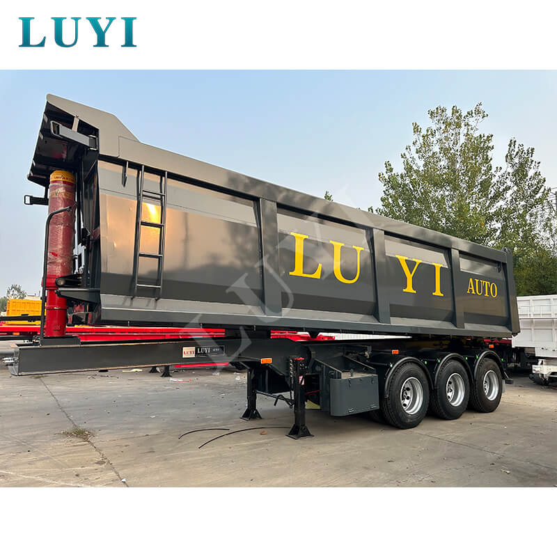 3-Achs-Heckkipper-Hydraulik-Sattelauflieger zu verkaufen