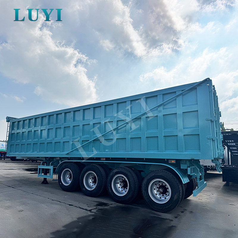 4-achsiger 80-Tonnen-Heckkipper