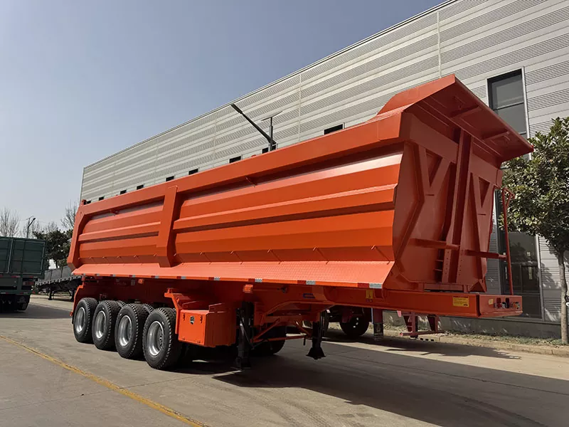 4-achsen-U-förmige Heck-Semi-Trailer