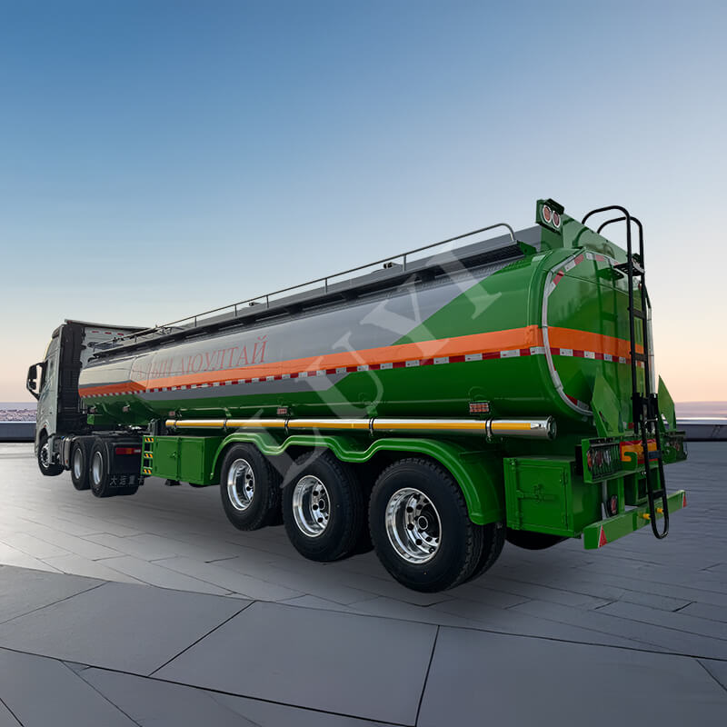 40 Kubikmeter 45 Kubikmeter 3-Achsen-Öltankanhänger