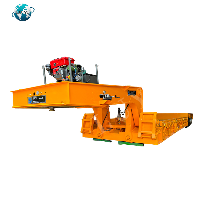 80-Tonnen-Tieflader mit abnehmbarem Schwanenhals