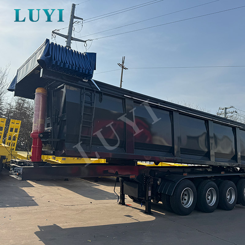 Kippsattelanhänger 4-Achsen-Hydraulikkipperanhänger