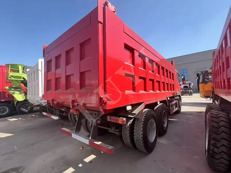 Red HOWO Dump Truck