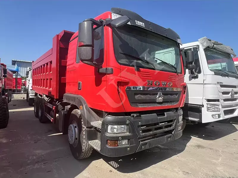 Red HOWO Dump Truck