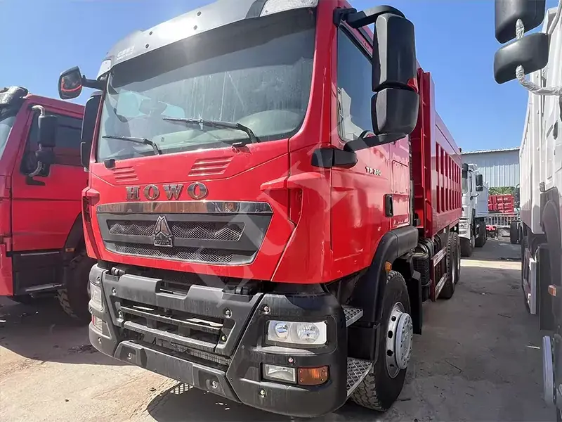 Red HOWO Dump Truck