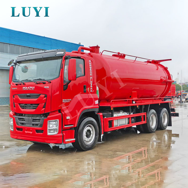 ISUZU GIGA 6×4 20CBM Abwassersaugwagen für kommunale Abwasserentsorgung und Schlammtransport