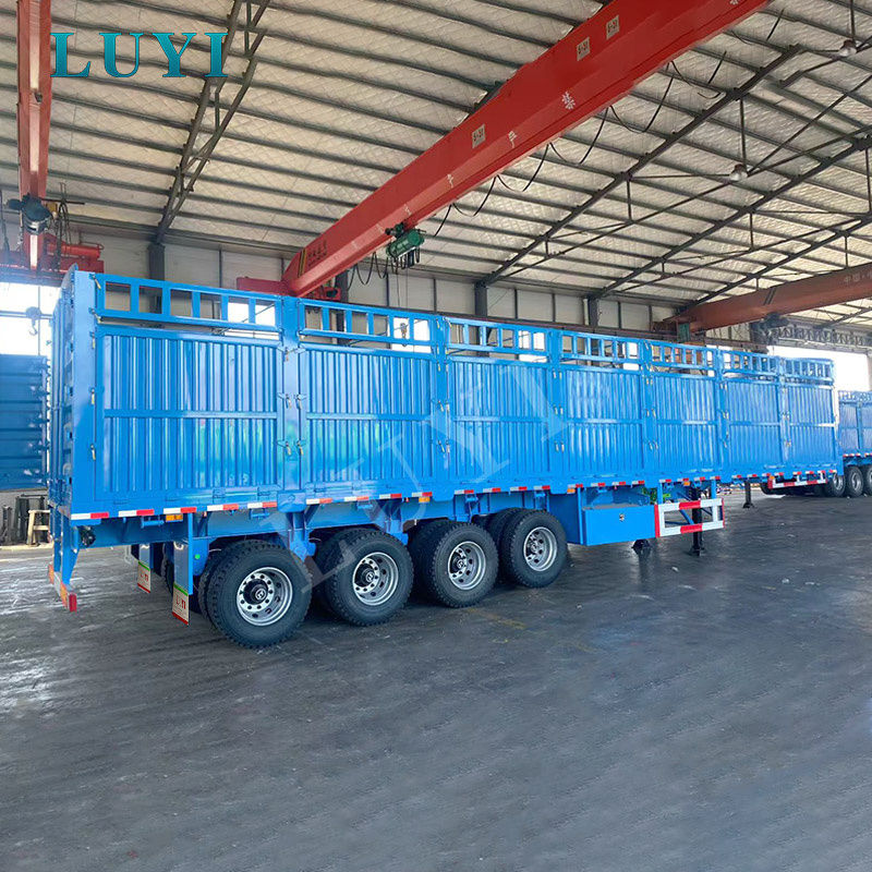 LUYI 3-Achs-Seitenwandanhänger: Die Wahl des Profis für den sicheren Massenguttransport